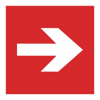 Знак F01-01 «Направляющая стрелка»